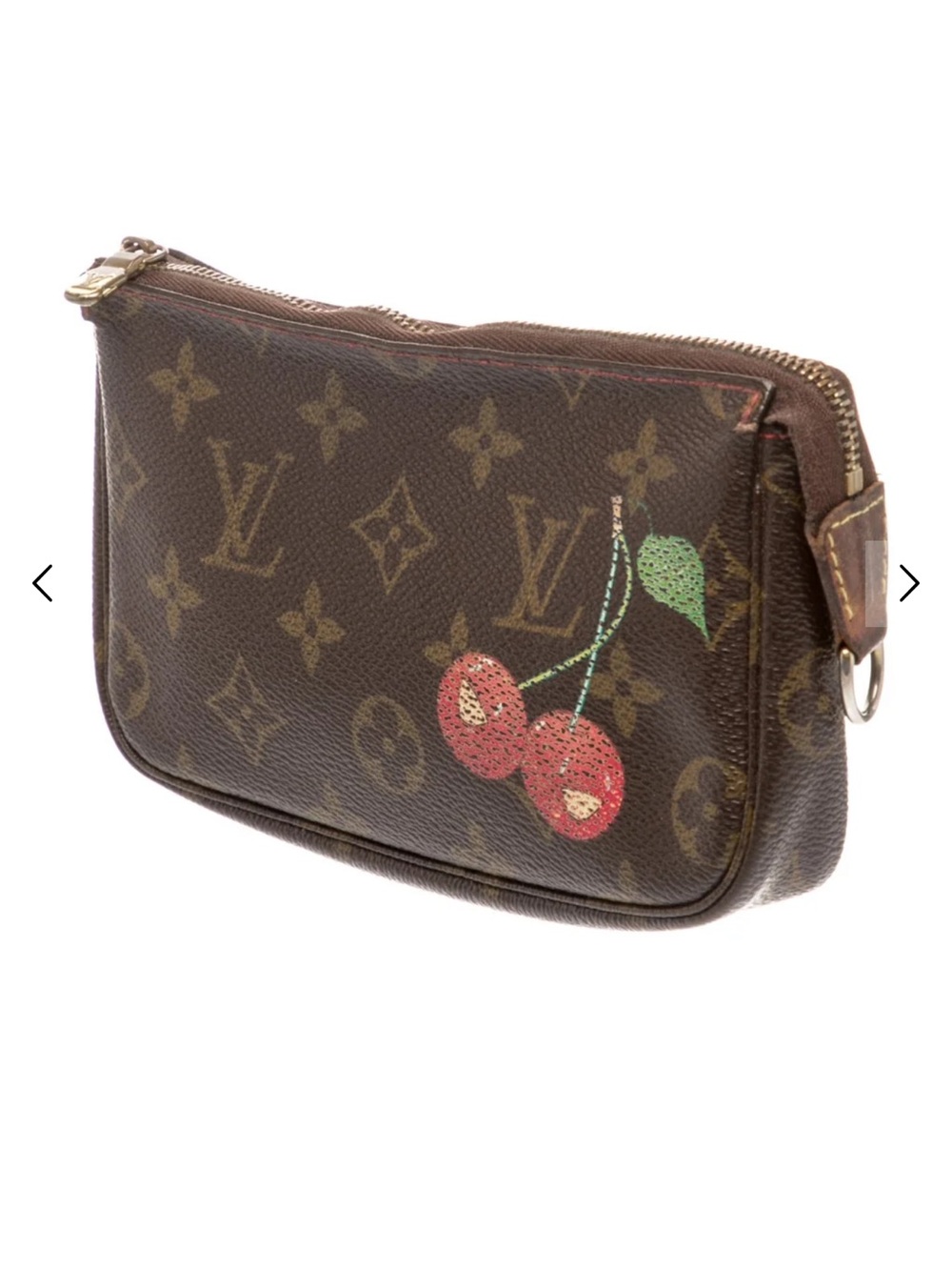Louis Vuitton x Takashi Murakami Monogram Cerises (Cherries) Pochette Accessoire - Picture 2 of 6